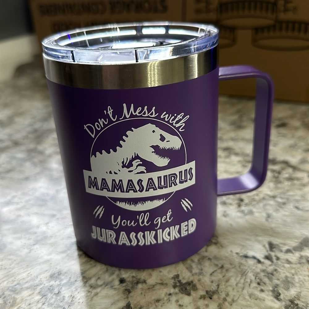 Purple Stainless Steel Mug